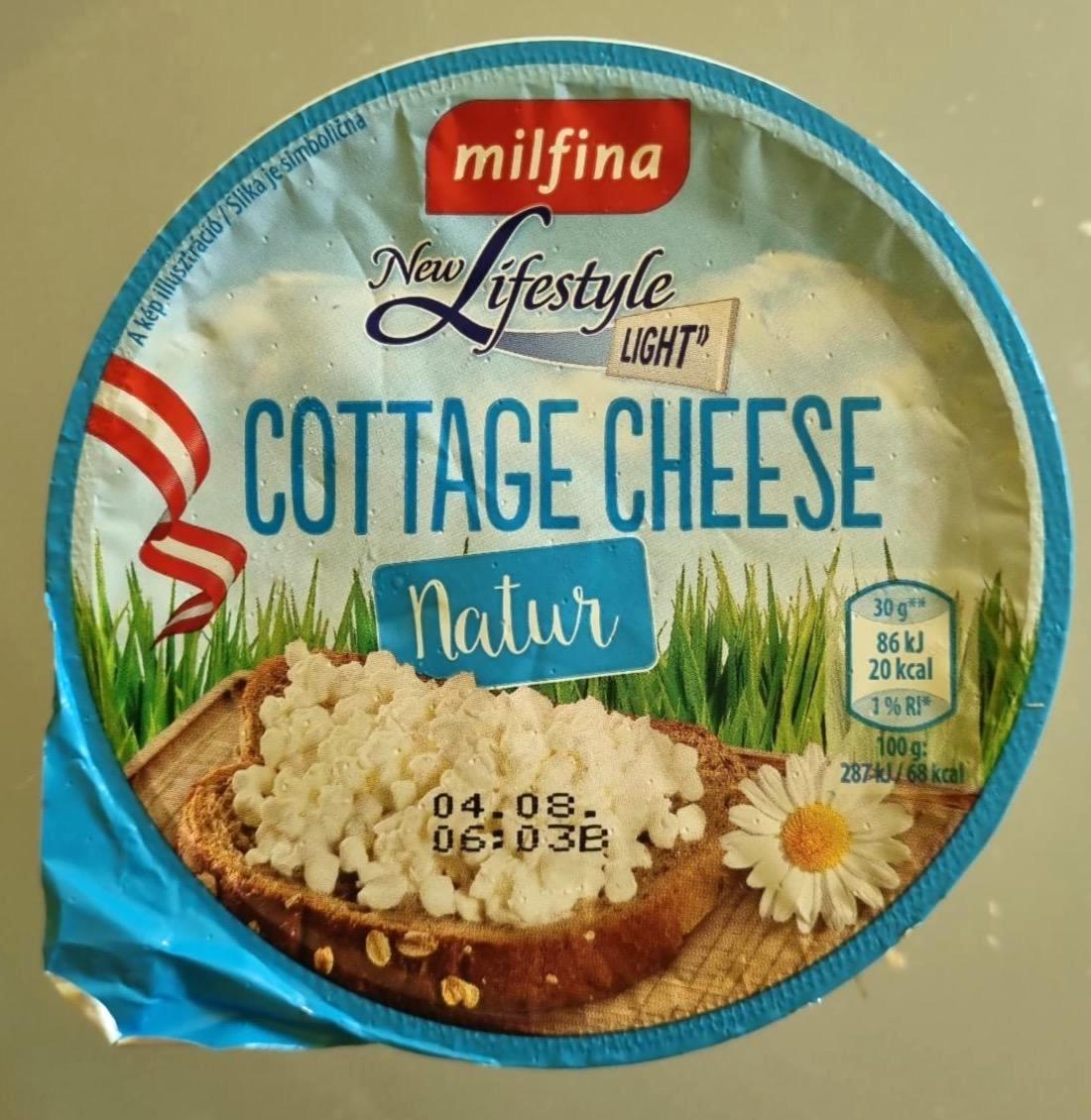 Képek - New Lifestyle cottage cheese light natúr Milfina