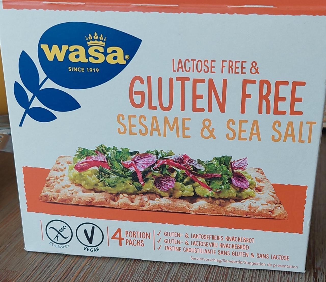 Képek - Gluten free & lactose free sesame & sea salt Wasa