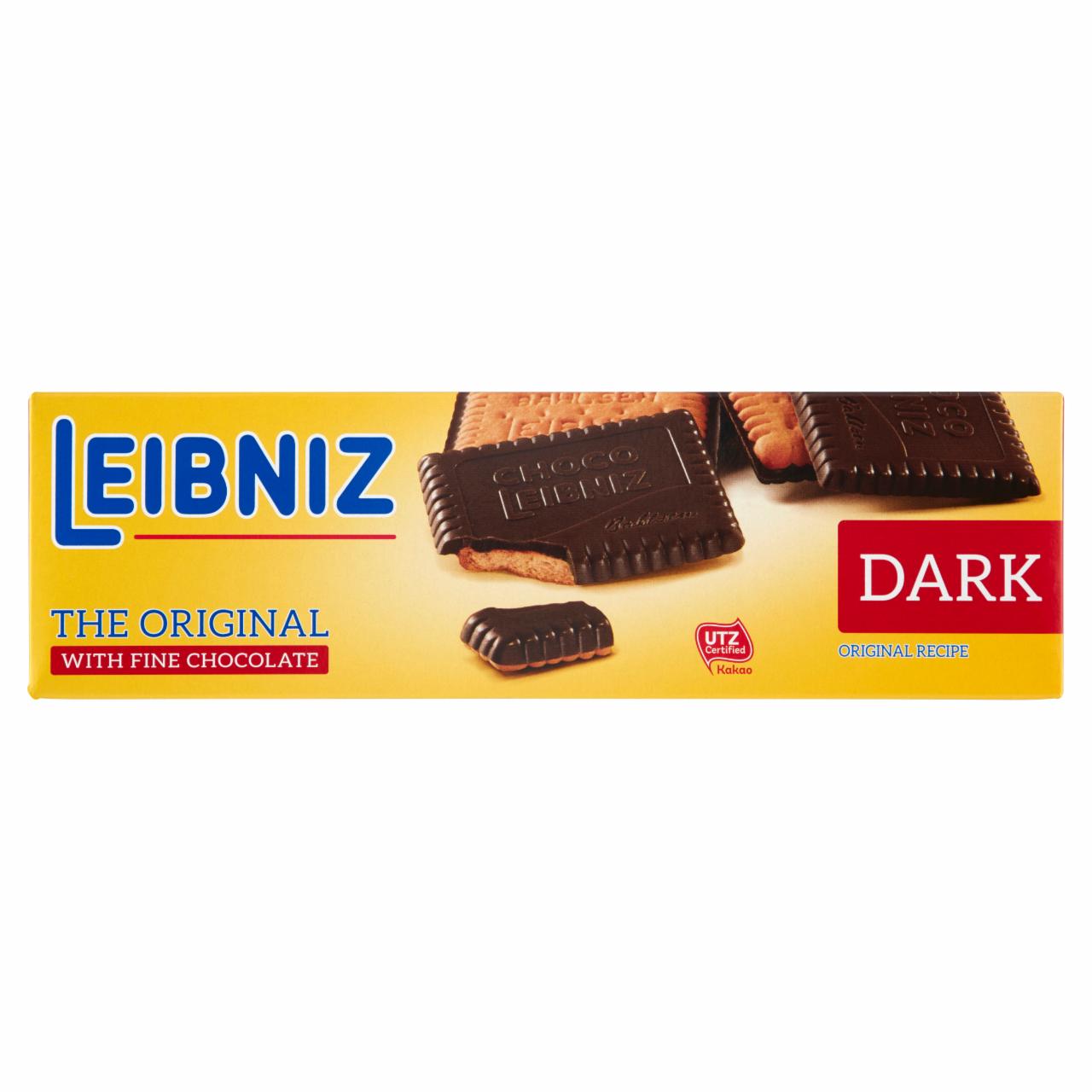 Képek - Leibniz vajas keksz étcsokoládéval mártva 125 g 