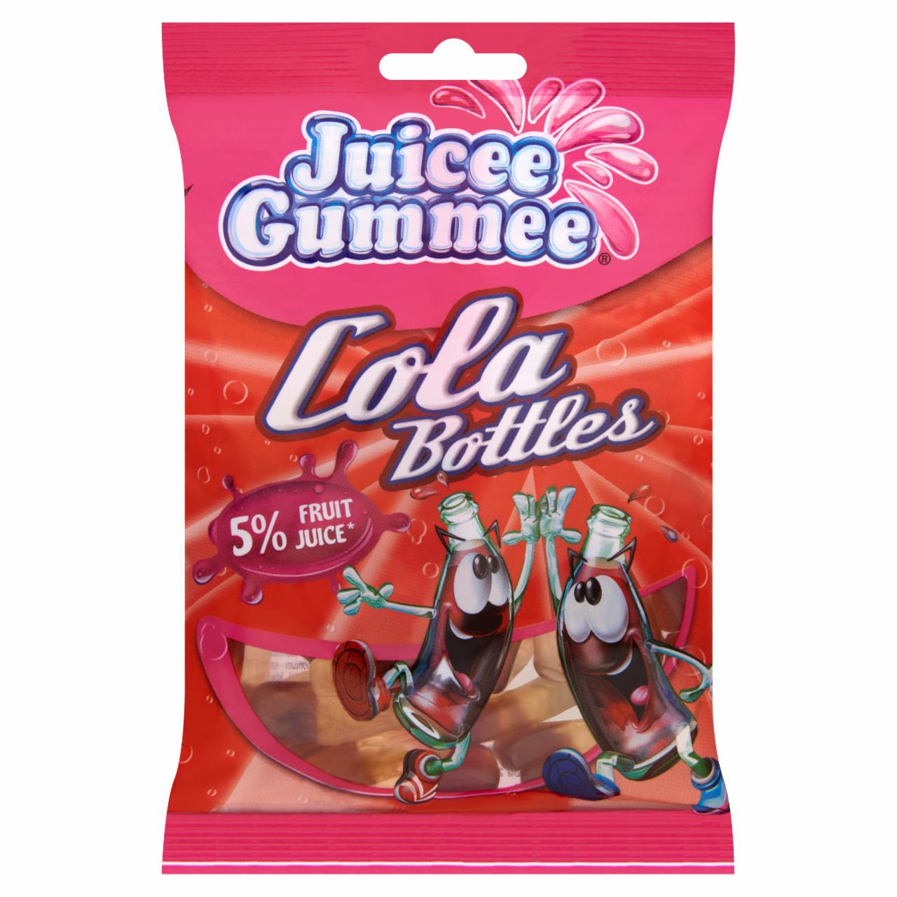 Képek - Juicee Gummee Cola Bottles gyümölcsös ízű gumicukor 100 g