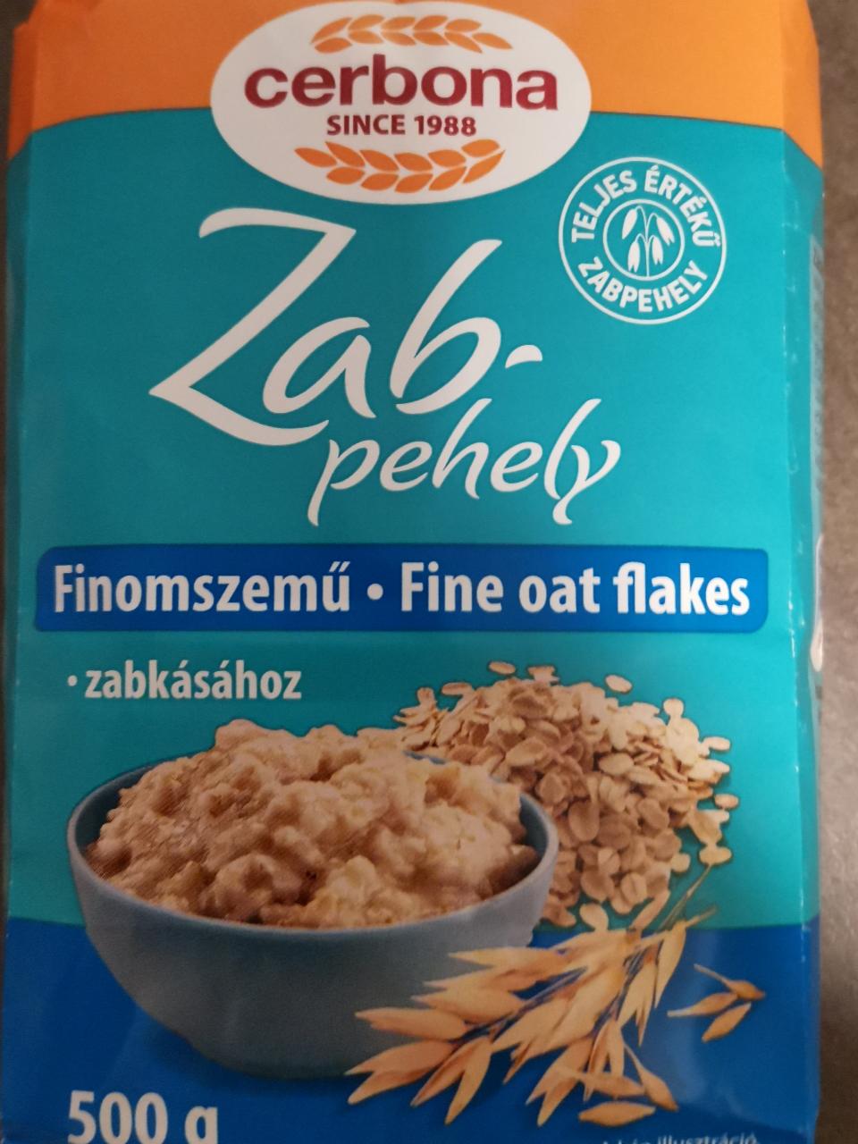 Képek - Cerbona finomszemű zabpehely 500 g