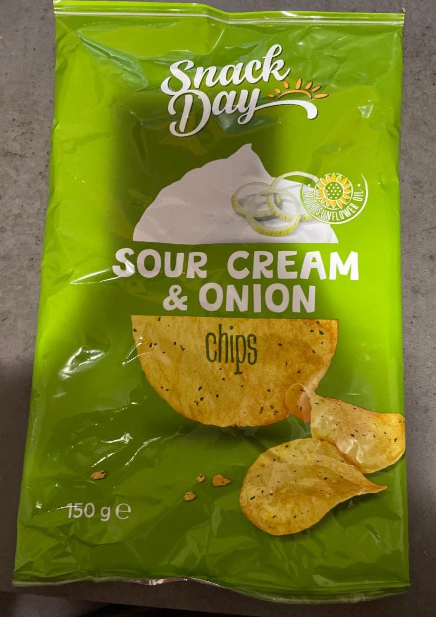 Képek - Sour cream & onion chips Snack day