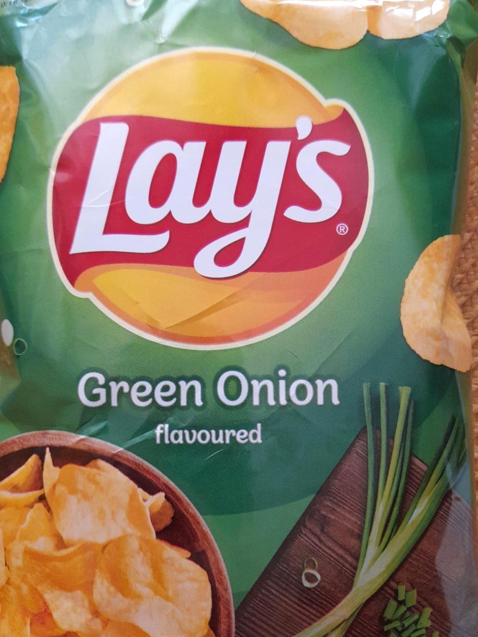 Képek - Green onion flavoured chips Lay's