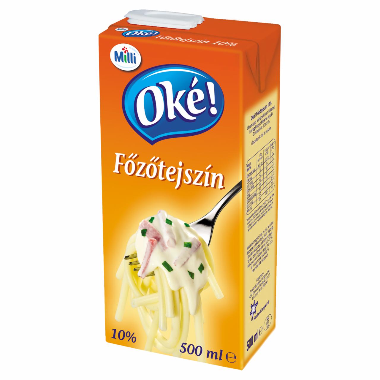 Képek - Oké! UHT főzőtejszín 10% 500 ml