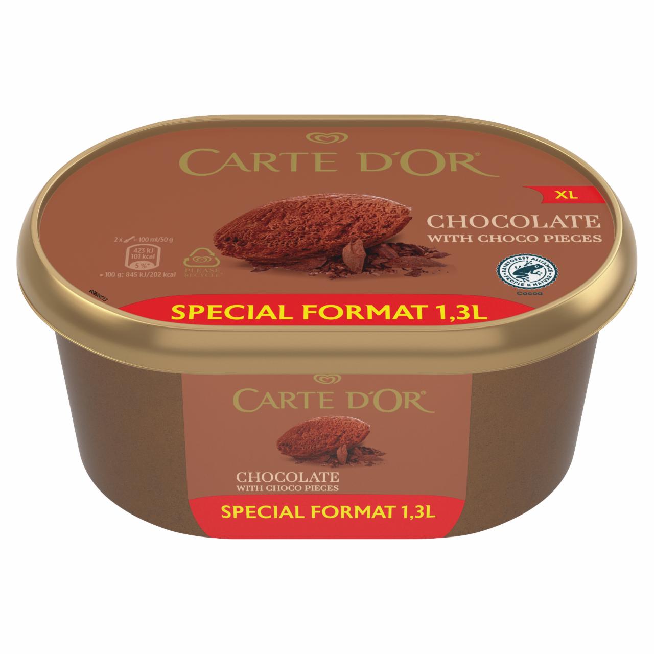 Képek - Carte d'Or tejcsokoládés jégkrém csokoládé darabkákkal 1300 ml