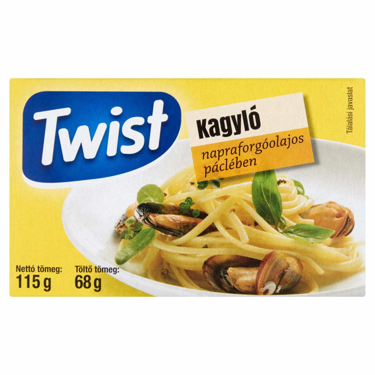 Képek - Twist kagyló napraforgóolajos páclében 115 g