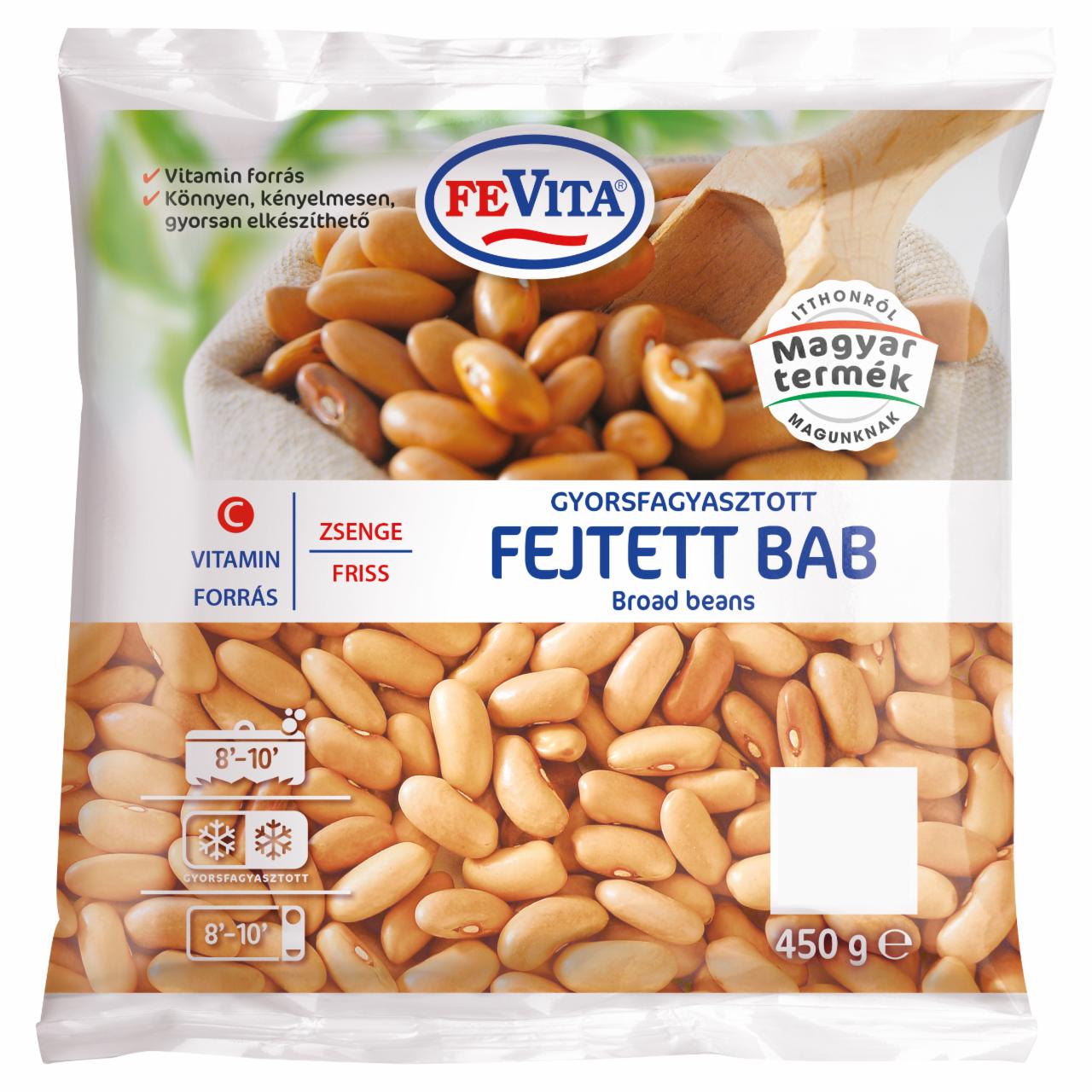 Képek - FeVita gyorsfagyasztott zsenge friss fejtett bab 450 g