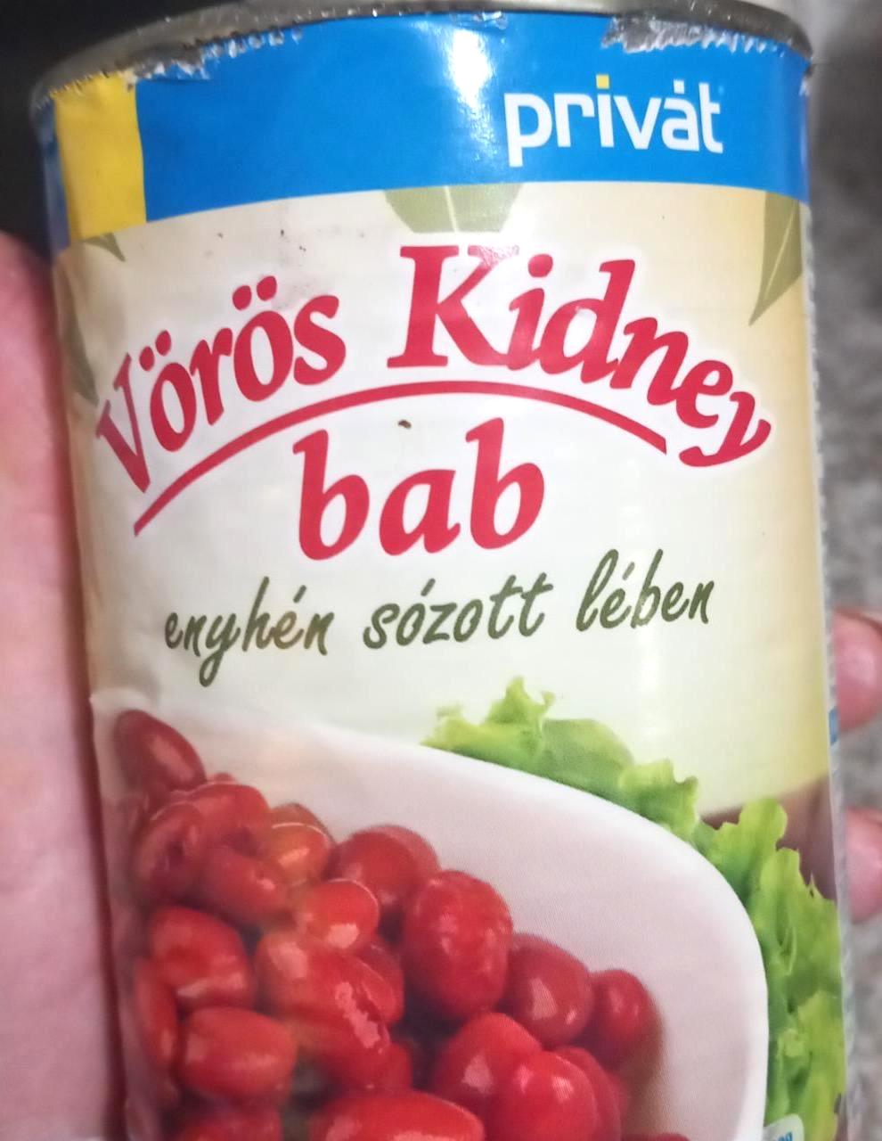 Képek - Vörös kidney bab enyhén sózott lében Privát