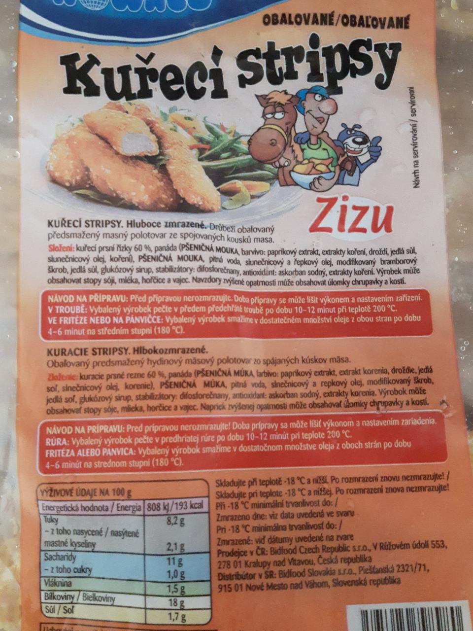 Képek - Kuřecí stripsy obalované zizu Nowaco