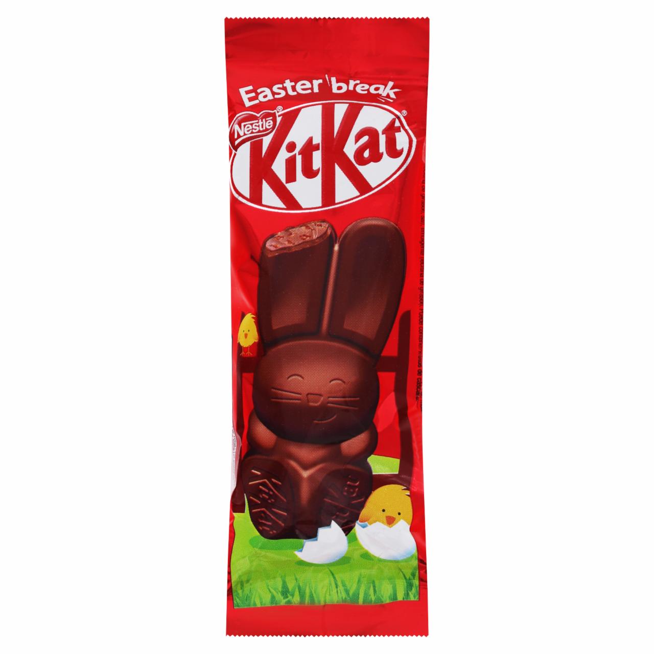Képek - KitKat tejcsokoládé nyuszi zsírszegény kakaós krémmel 29 g