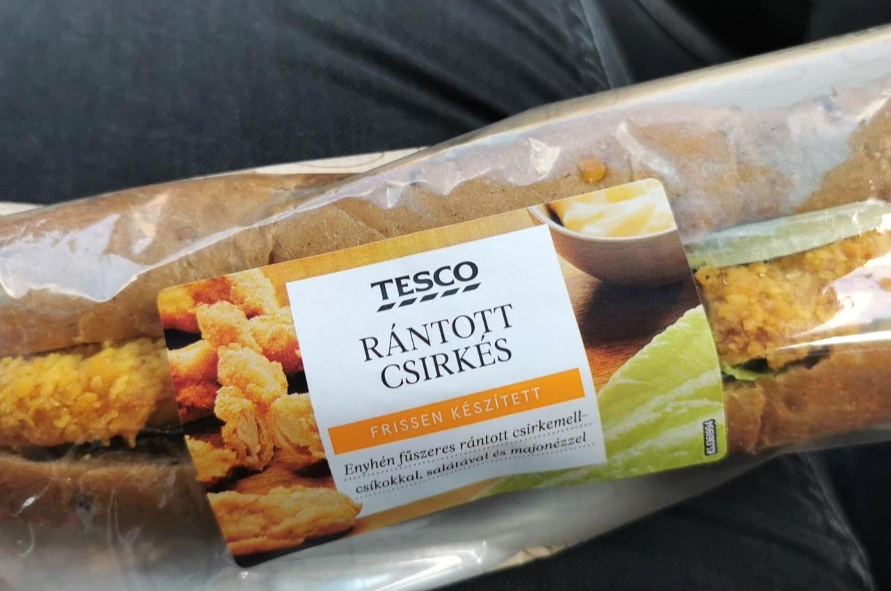 Képek - Rántott csirkés bagett Tesco