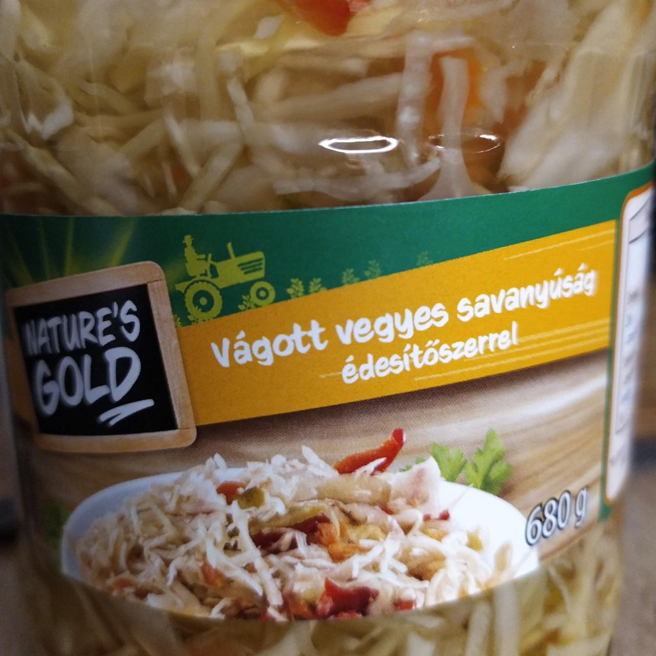 Képek - Vágott vegyes savanyúság édesítőszerrel Nature's Gold