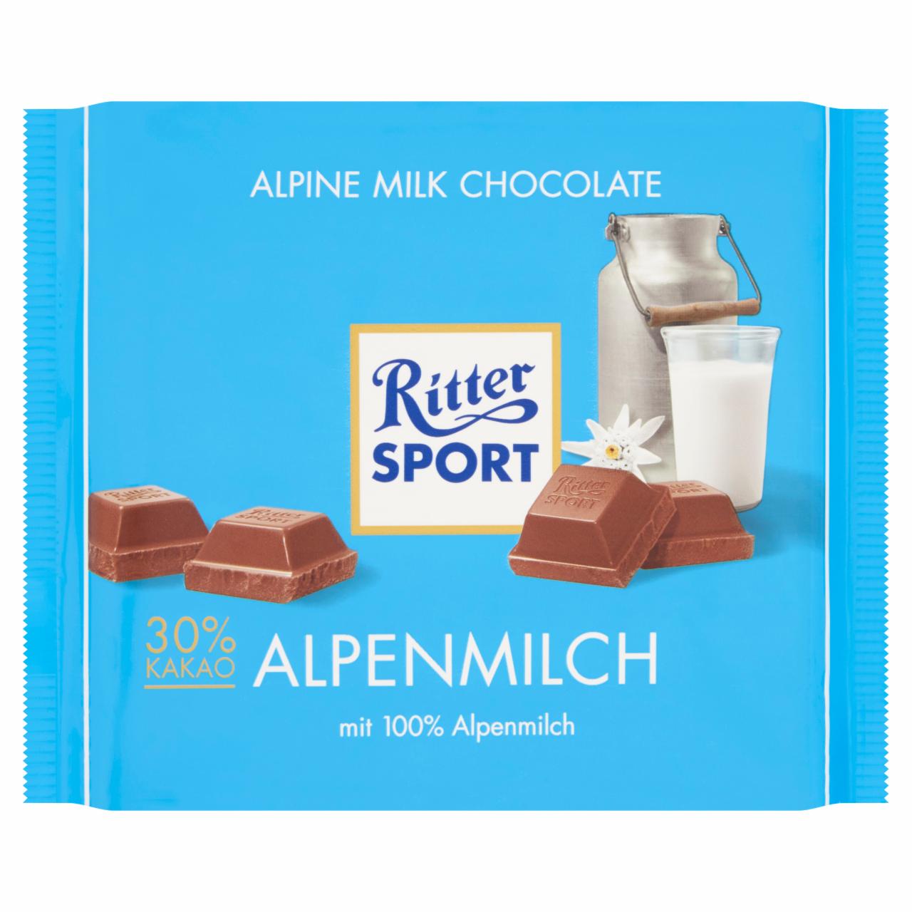 Képek - Ritter Sport alpesi tejcsokoládé 250 g