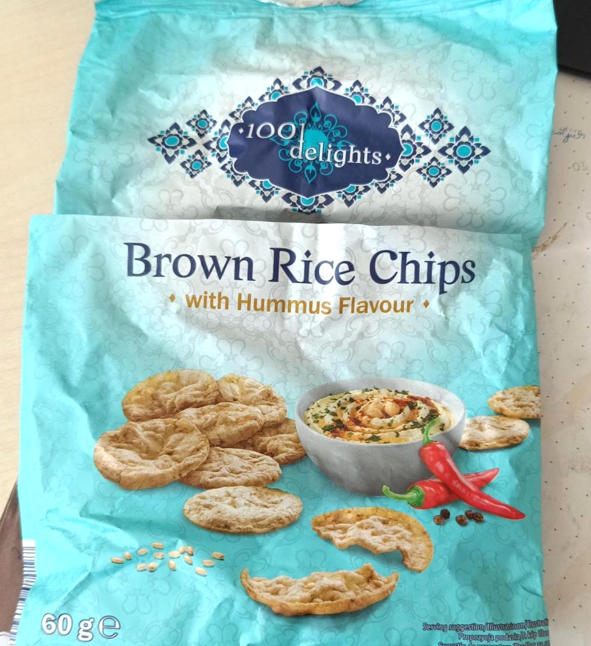 Képek - Brown rice chips with hummus flavour 1001 delights