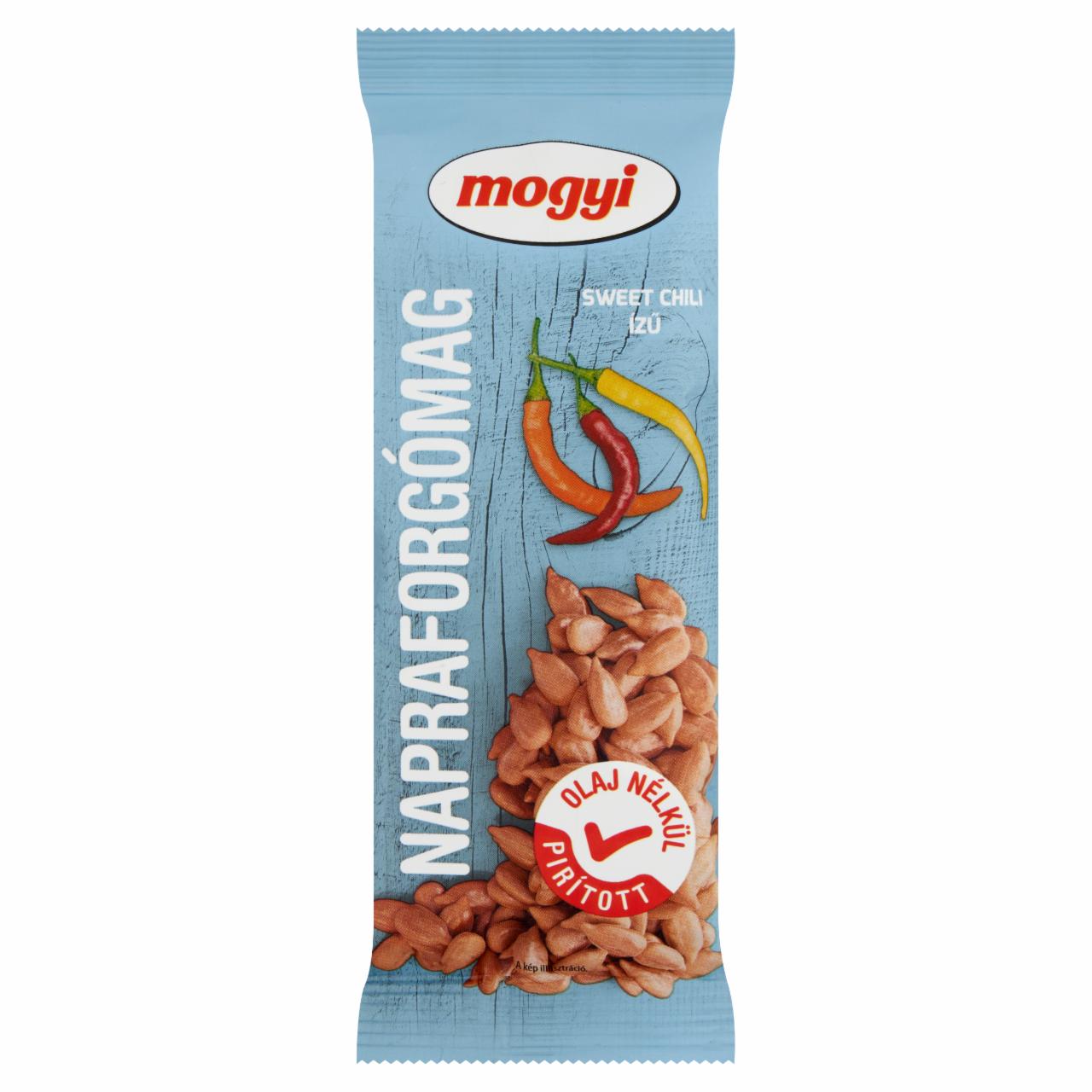 Képek - Mogyi hántolt, pirított édes chili ízű napraforgómag 70 g