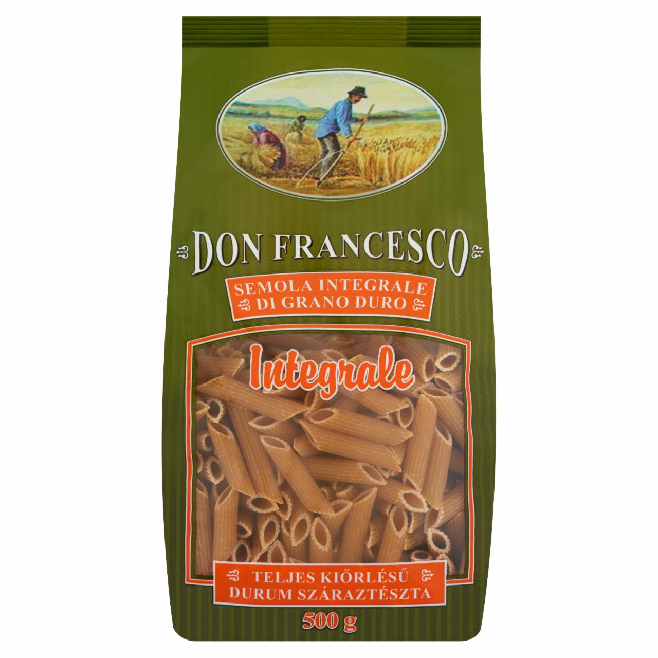 Képek - Don Francesco Integrale penne teljes kiőrlésű durum száraztészta 500 g