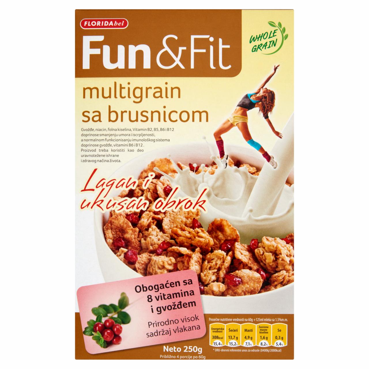 Képek - Fun&Fit Multigrain áfonyás müzli 250 g