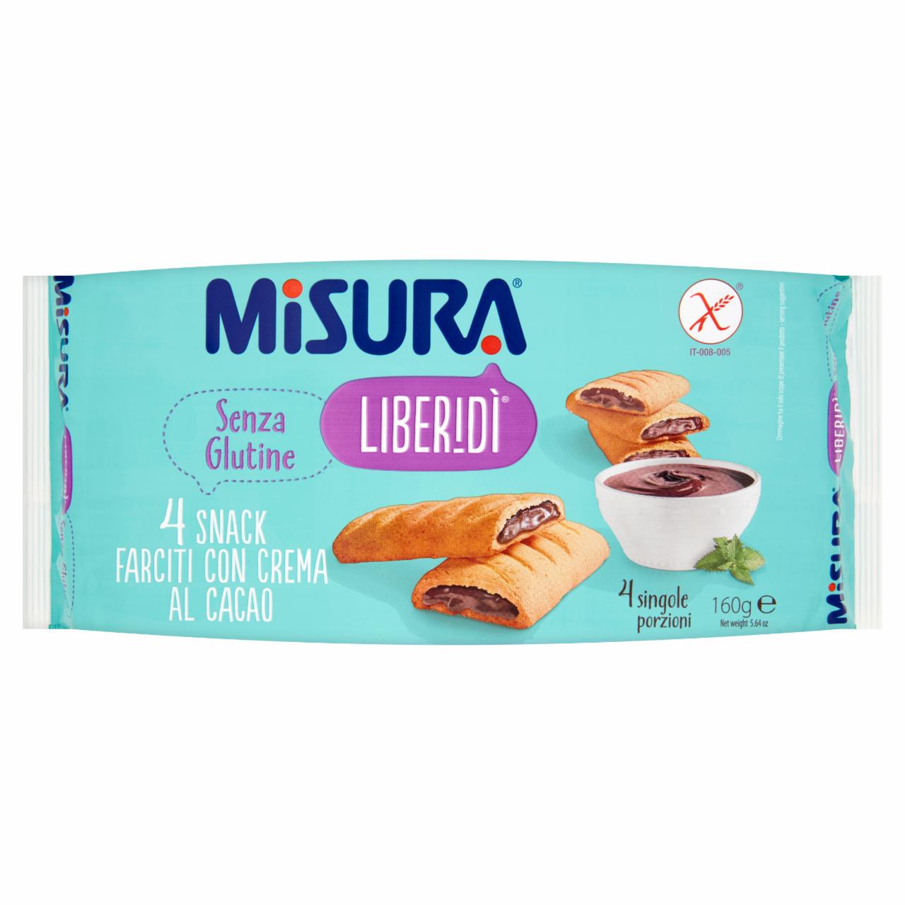 Képek - Misura gluténmentes kakaós snack 160 g