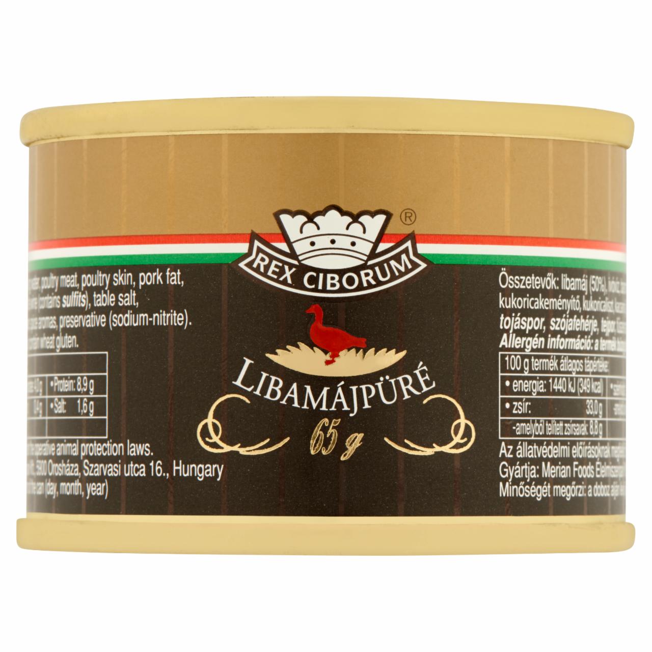 Képek - Rex Ciborum libamájpüré 65 g