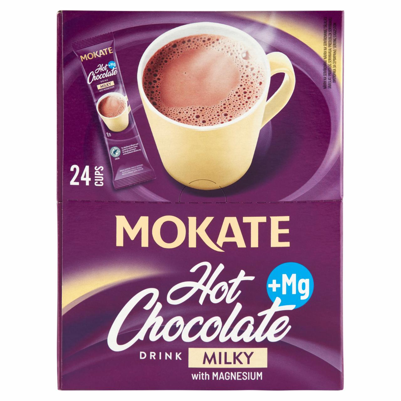 Képek - Mokate tejes ízű instant csokoládé ital magnézium hozzáadásával 24 x 18 g (432 g)