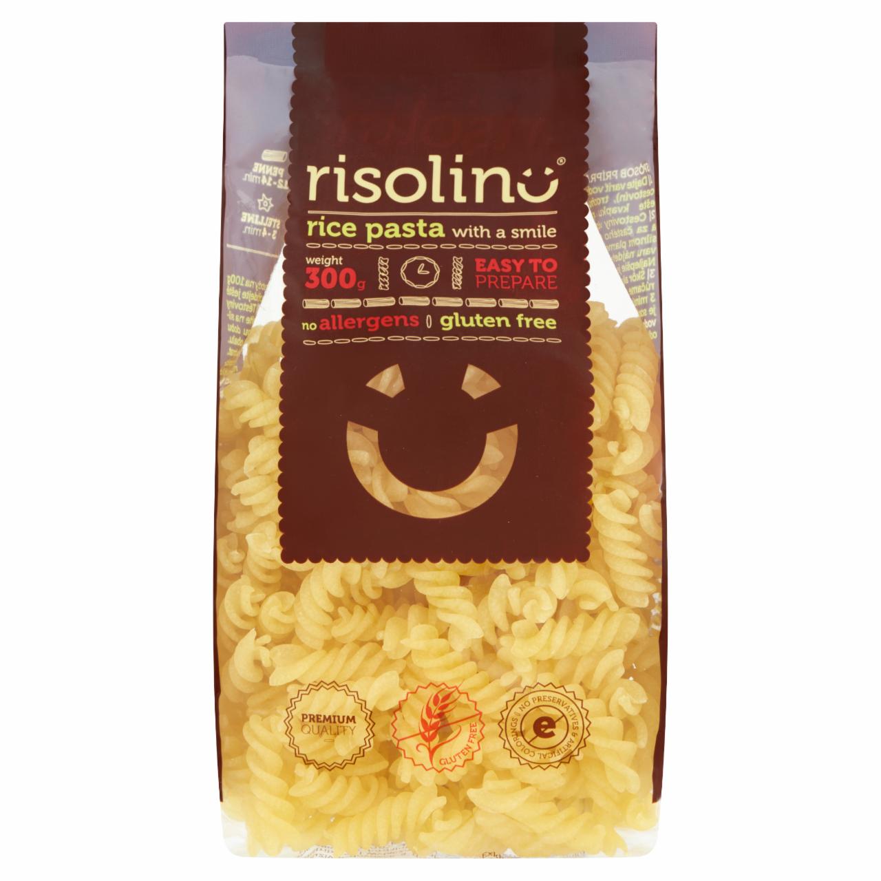 Képek - Risolino Fusilli természetesen gluténmentes rizstészta 300 g