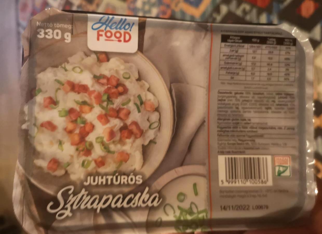 Képek - Hello Food juhtúrós sztrapacska 330 g