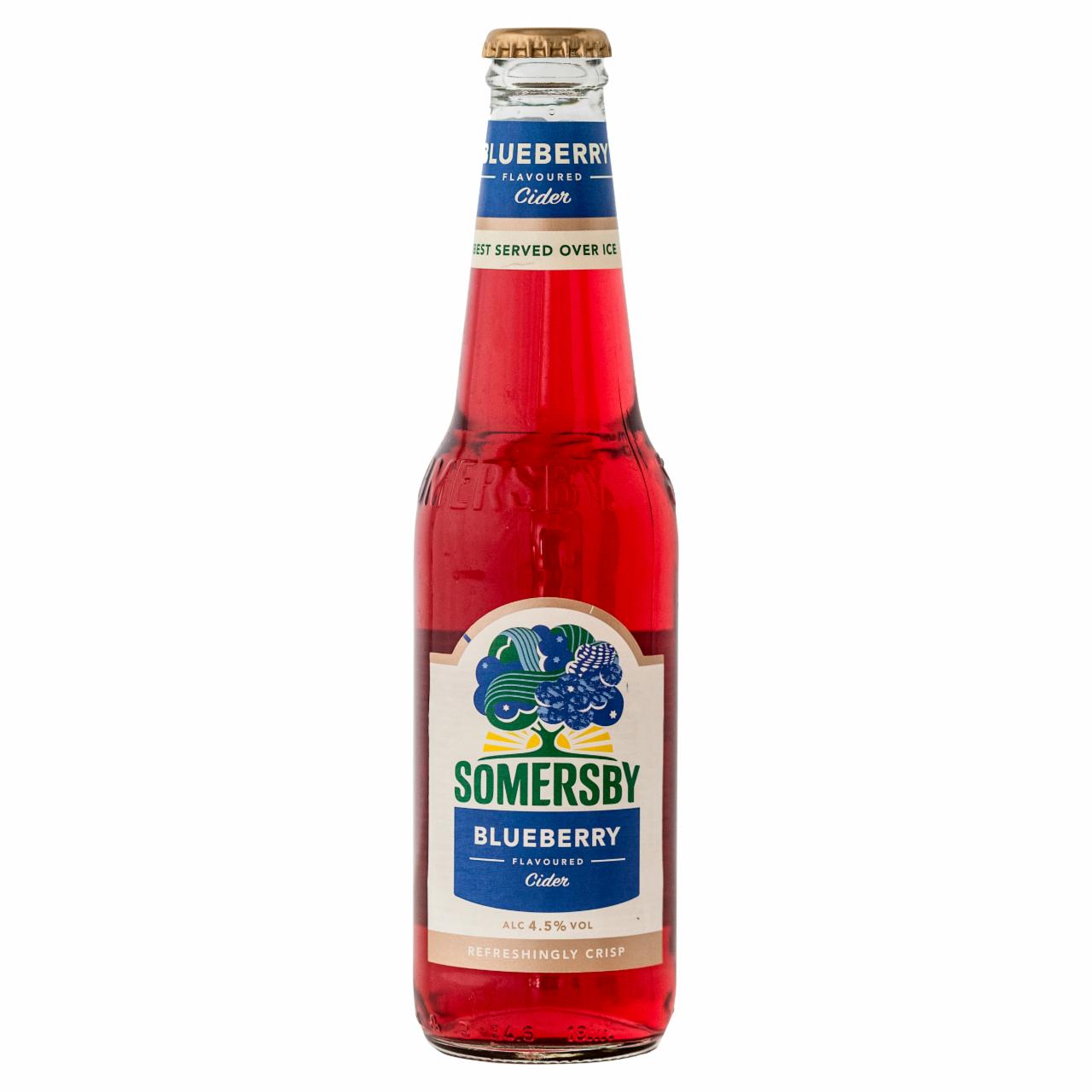 Képek - Somersby cider almalé alapú szénsavas, alkoholos ital kék áfonya ízesítéssel 4,5% 330 ml