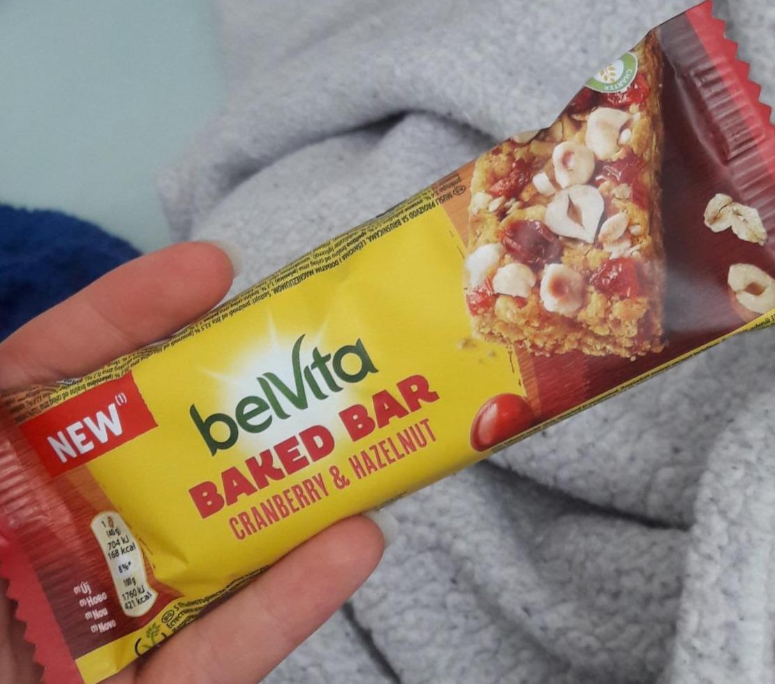 Képek - Belvita Baked Bar gabonás szelet vörös áfonyával és mogyoróval 40 g