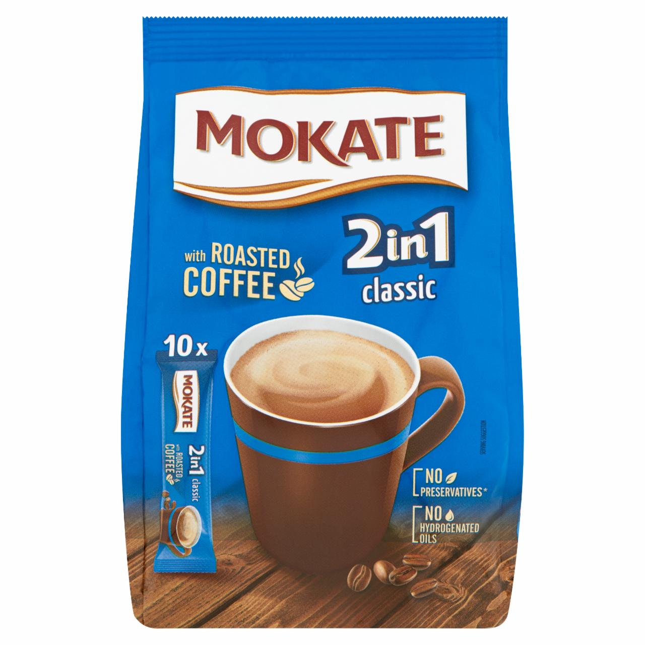 Képek - Mokate 2in1 Classic azonnal oldódó kávéspecialitás 10 db 140 g