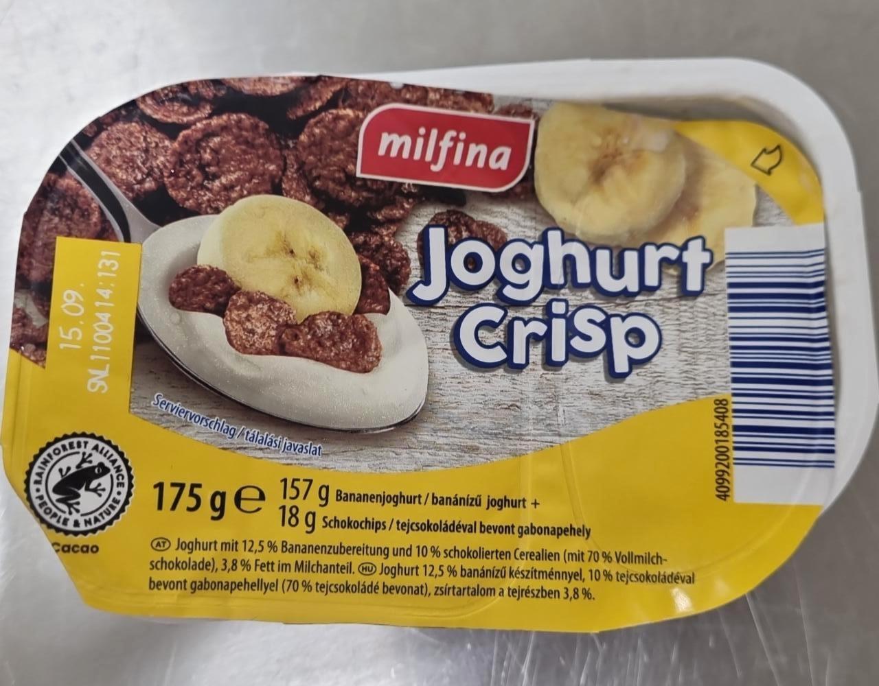 Képek - Joghurt Crisp Banán-Csokoládéchips Milfina