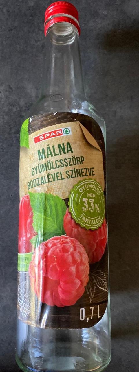 Képek - Málna gyümölcsszörp bodzalével színezve Spar