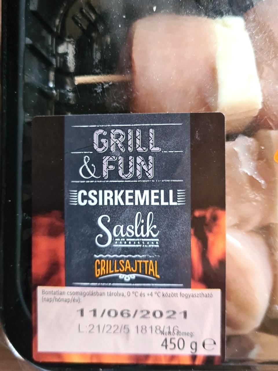 Képek - Csirkemell saslik grill sajttal Grill&Fun