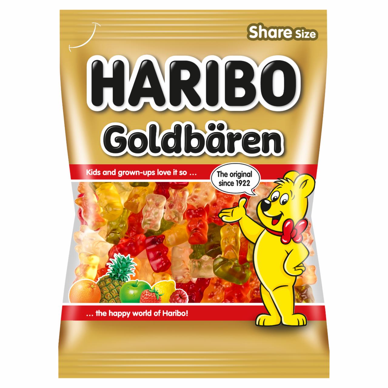 Képek - Haribo Goldbären gyümölcsízű gumicukorka 225 g