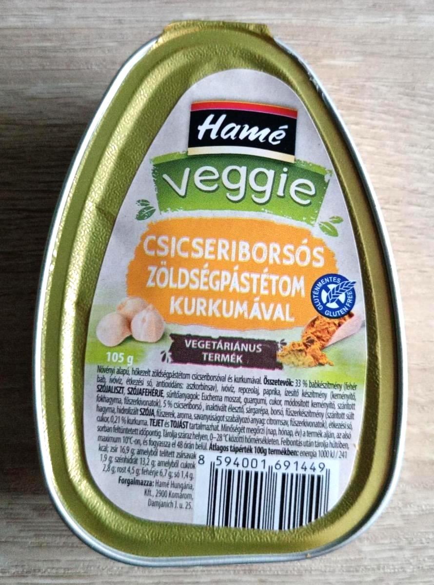 Képek - Hamé Veggie csicseriborsós zöldségpástétom kurkumával 105 g
