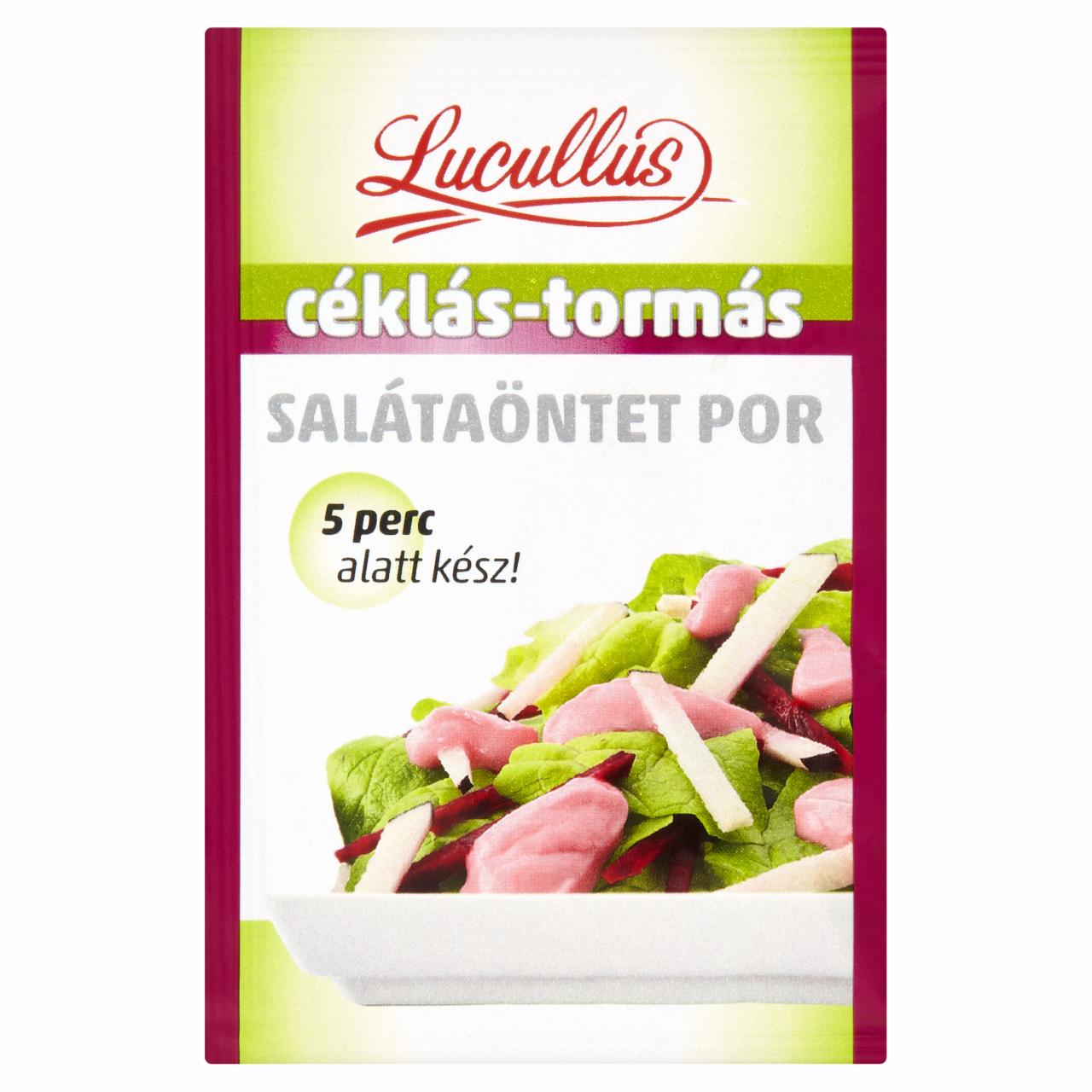 Képek - Lucullus céklás-tormás salátaöntet por 12 g