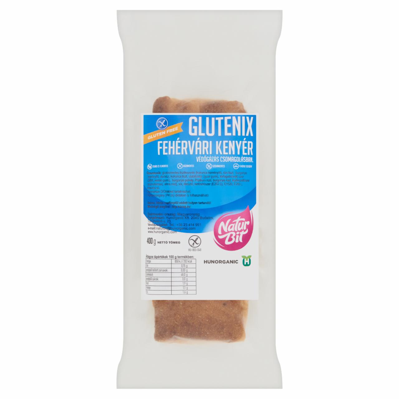 Képek - Naturbit Glutenix fehérvári kenyér 400 g