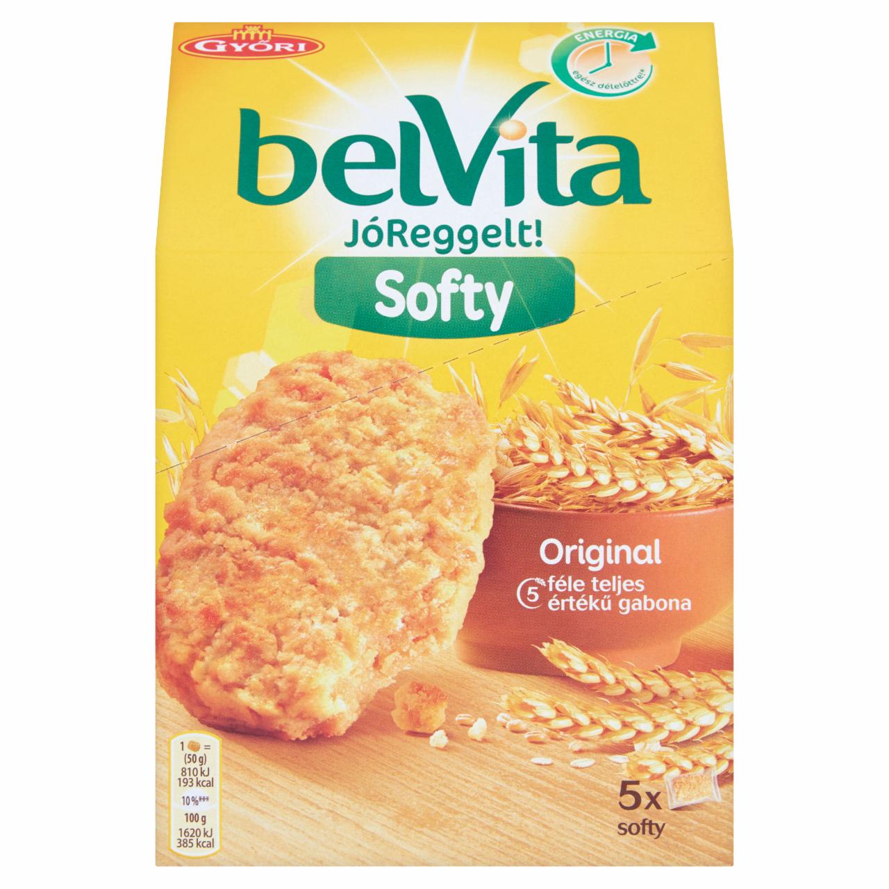Képek - Belvita JóReggelt! Softy Original gabonás keksz 5 db 250 g