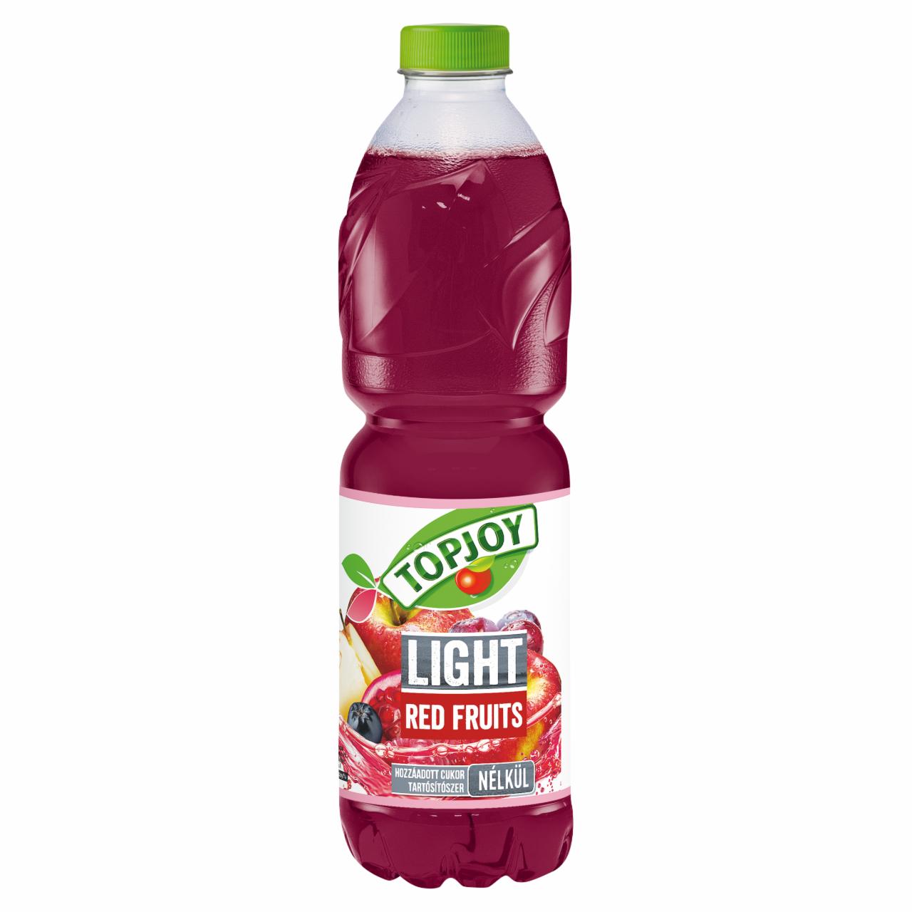 Képek - Topjoy Light Red Fruits szénsavmentes vegyes gyümölcsital édesítőszerekkel 1,5 l