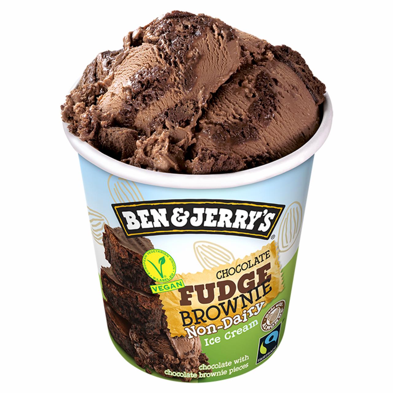 Képek - Ben & Jerry's Vegán Chocolate Fudge Brownie jégkrém 500 ml