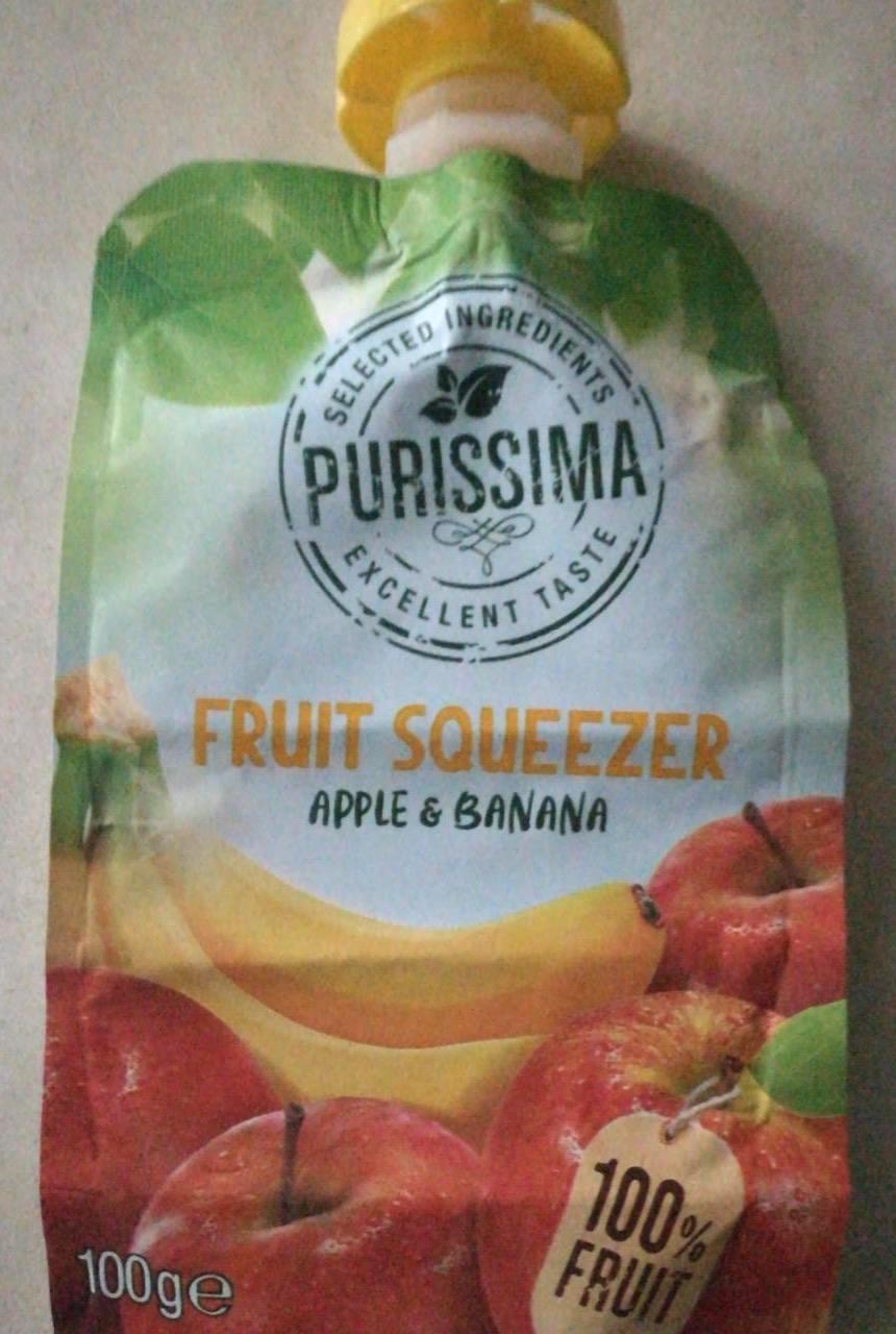 Képek - Gyümölcspüré almából és banánból Purissima