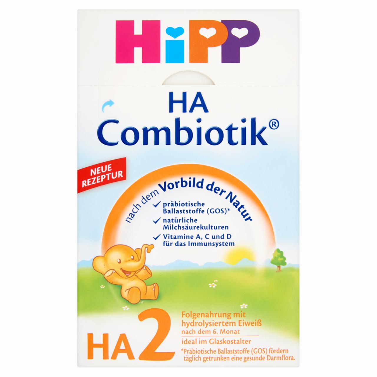 Képek - HiPP HA 2 Combiotik tejalapú hypoallergén anyatej-kiegészítő tápszer 6 hónapos kortól 500 g