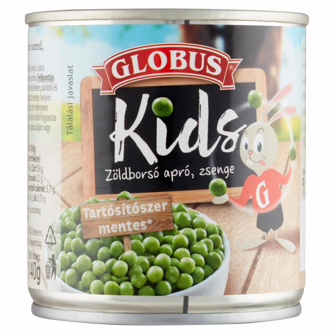 Képek - Globus Kids apró, zsenge zöldborsó 200 g