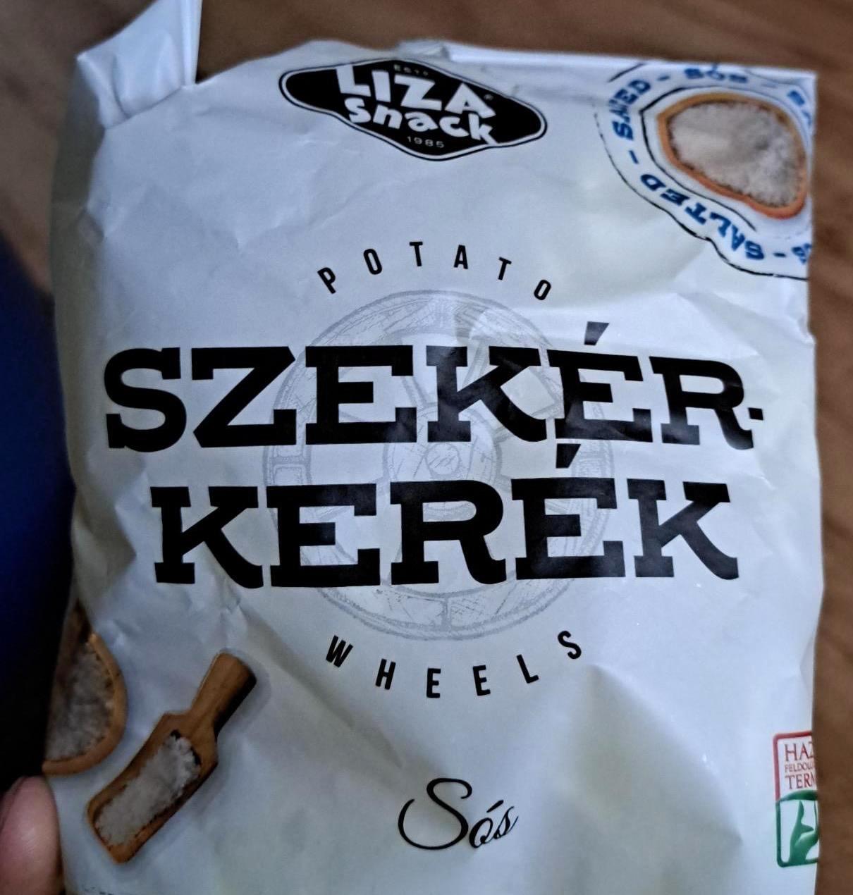 Képek - Liza Snack Szekérkerék sós burgonyasnack 40 g