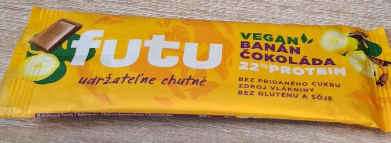 Képek - Vegan banán čokoláda 22% protein Futu