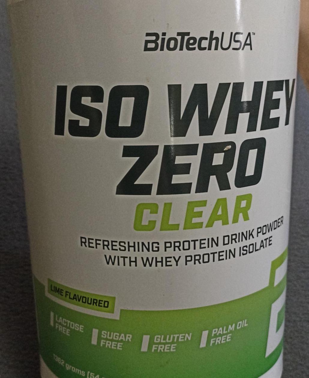 Képek - Iso whey zero clear Lime flavoured BioTechUSA