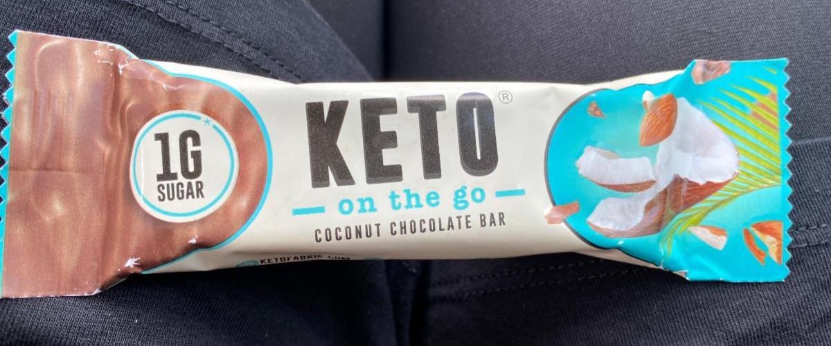 Képek - KETO on the go coconut chocolate bar