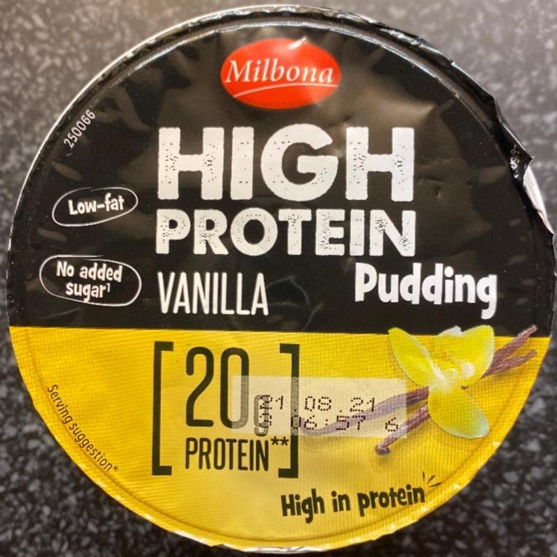 Képek - High protein pudding vanilla Milbona