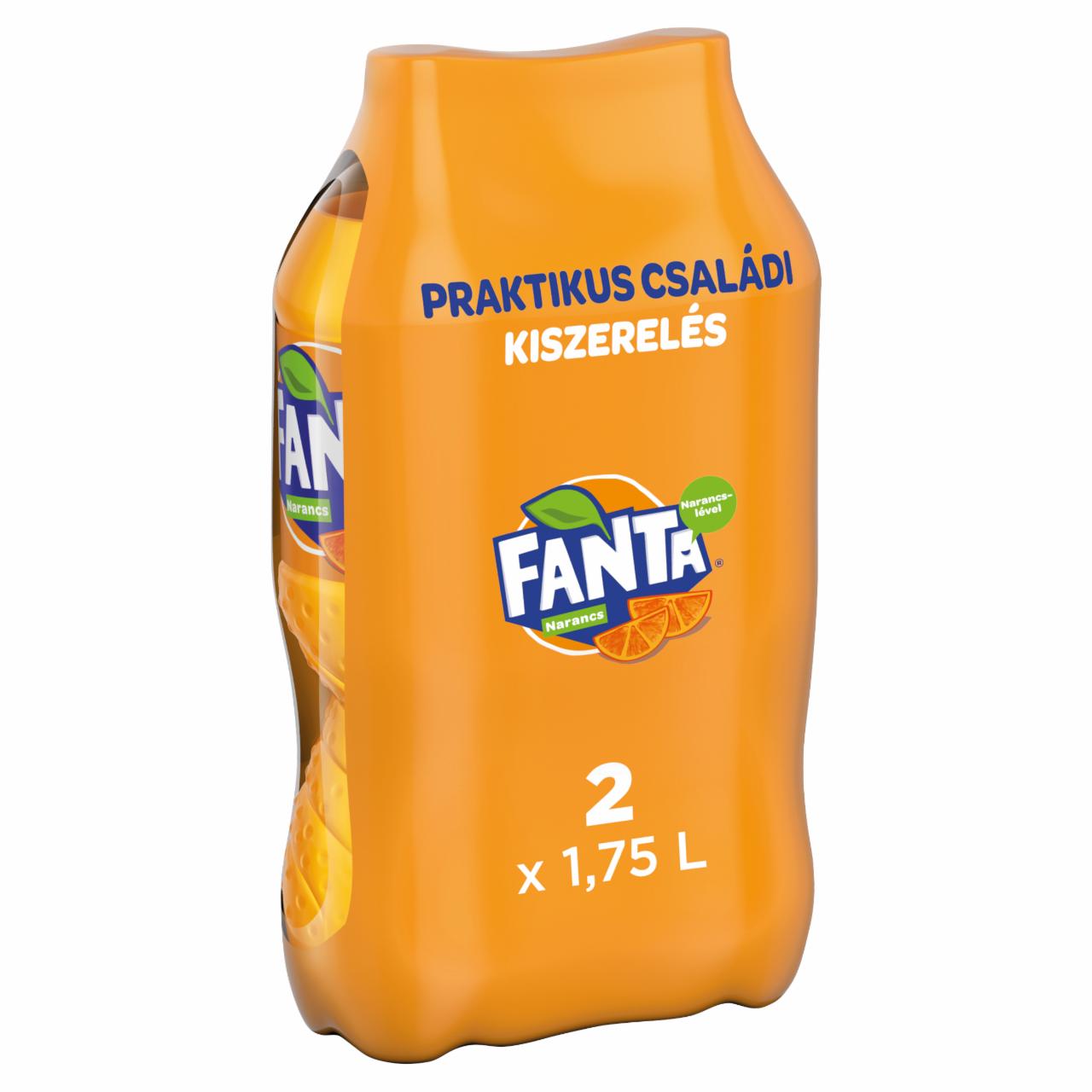 Képek - Fanta Narancs szénsavas üdítőital 2 x 1,75 l