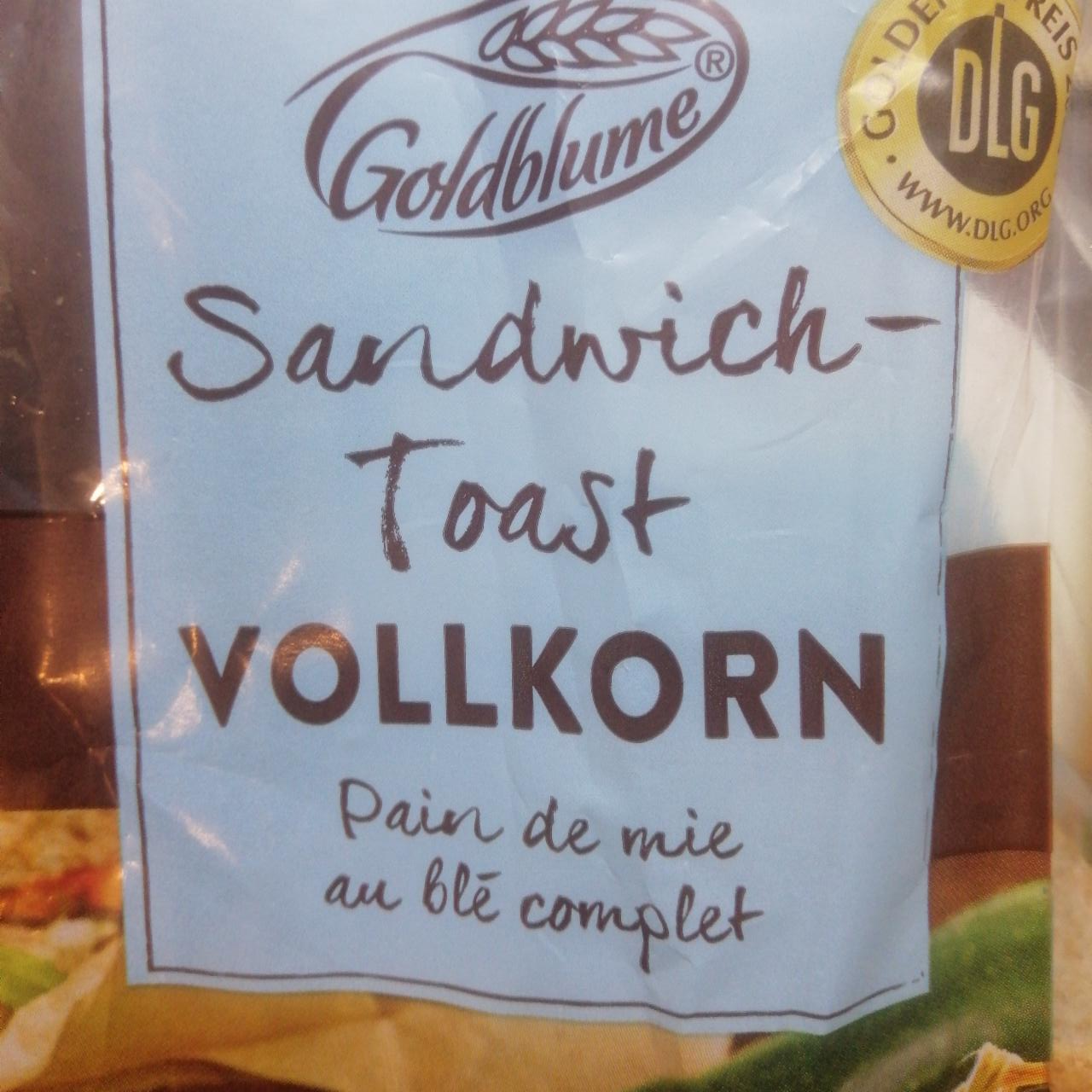 Képek - Sandwich toast Vollkorn Goldblume