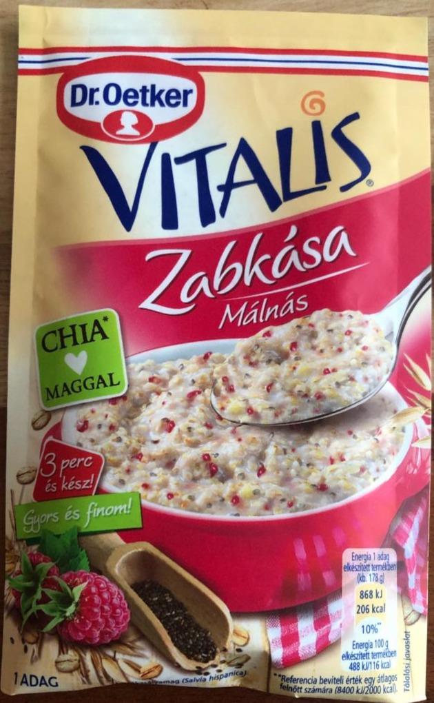 Képek - Vitalis Zabkása chia maggal Málnás Dr.Oetker